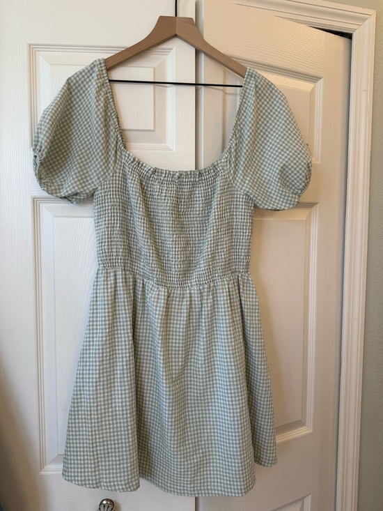 Lost + Wander Dresses & Skirts - Lost + wander green gingham dress